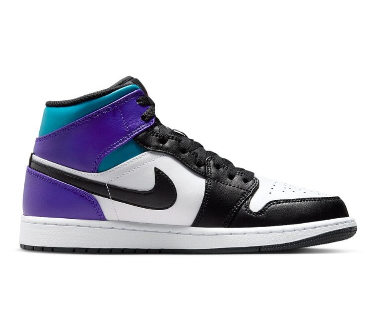 Air Jordan 1 Mid Aqua Shoes Sneakers