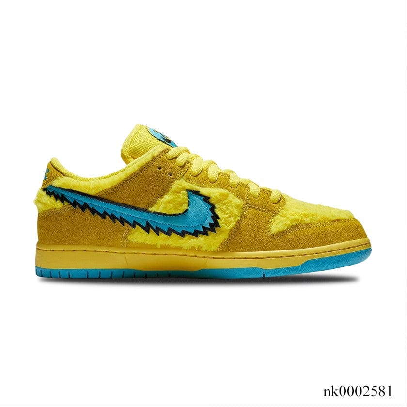 New Balance Dunk Low Grateful Dead Bears Opti Yellow Shoes Sneakers