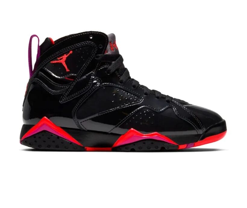 AJ 7 Black Gloss Shoes Sneakers
