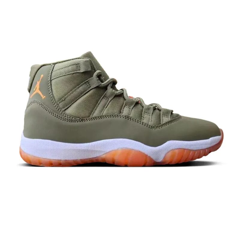 Air Jordan 11 Matte Olive Green Shoes Sneaker