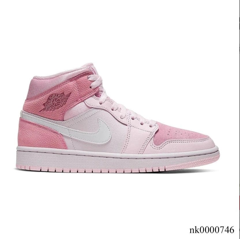 Air Jordan 1 Mid Digital Pink (W) Shoes Sneakers