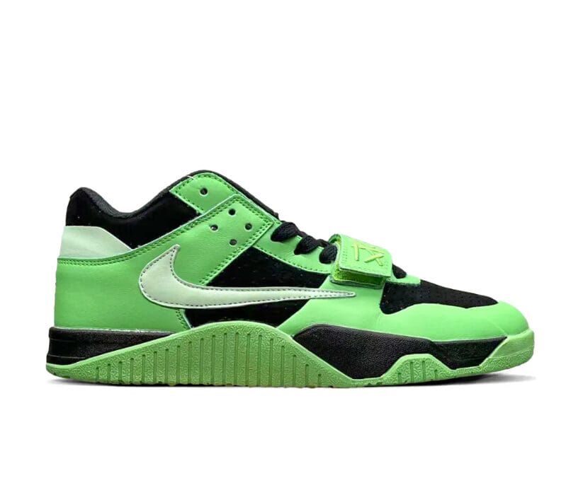 Travis Scott x Jumpman Jack Green Spark Shoes Sneakers