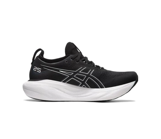Asics Gel Nimbus 25 4E Wide Black Pure Silver 1011B618-001