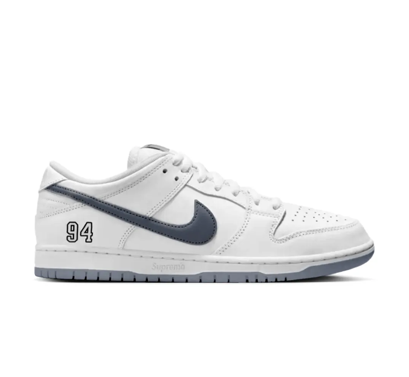 SUP x Dunk Low SB White Shoes Sneakers