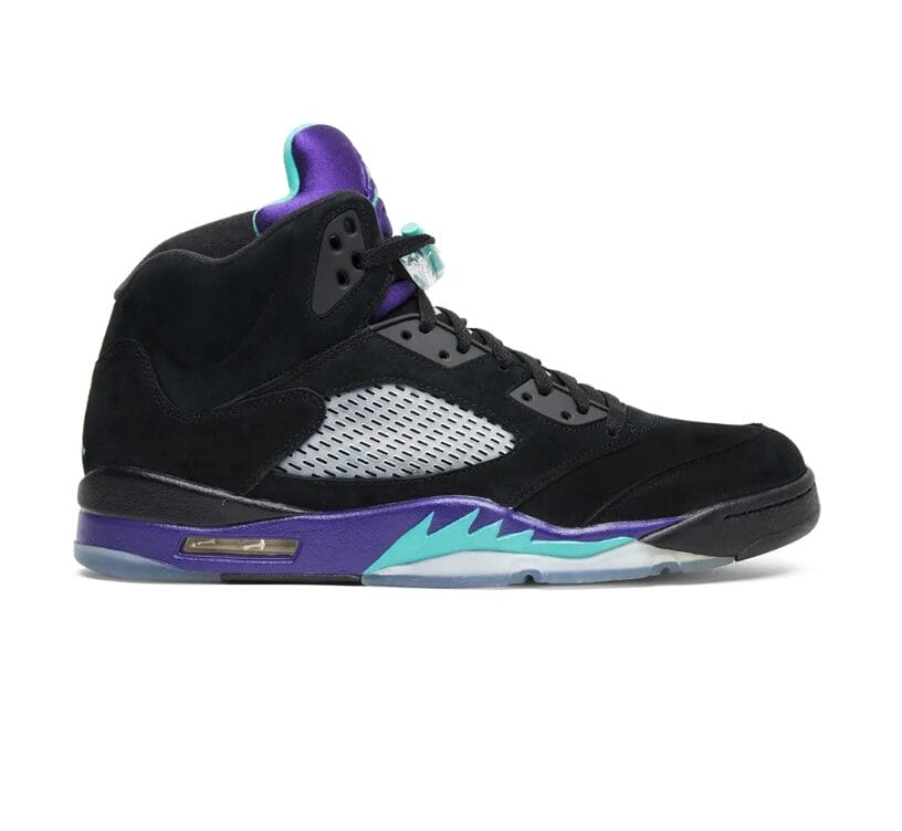 Air Jordan 5 Black Grape Shoes Sneakers
