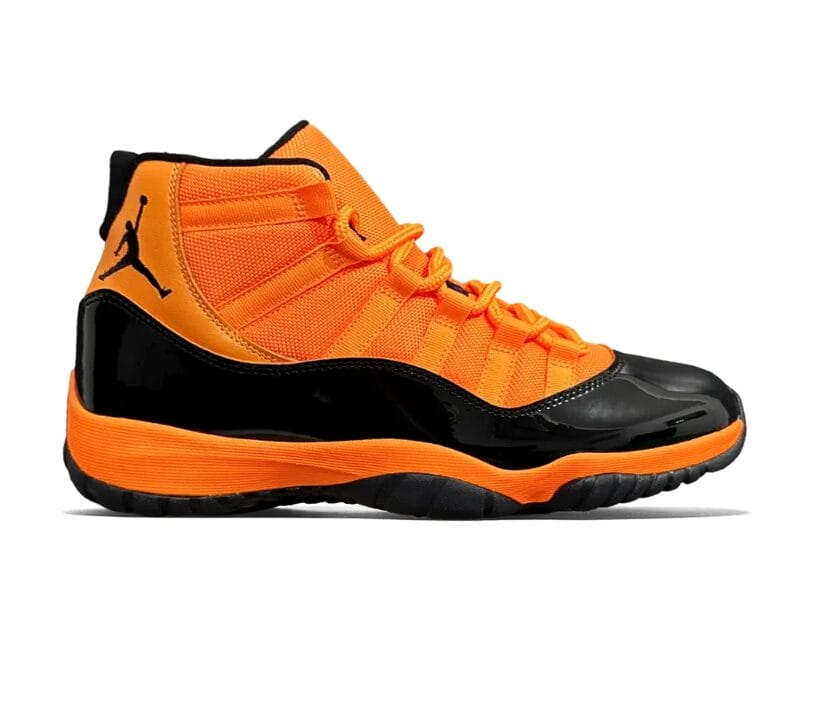 Air Jordan 11 Black Orange Shoes Sneakers