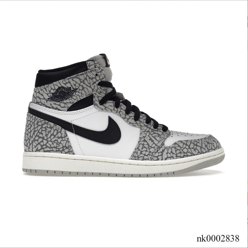 Air Jordan 1 Retro High OG White Cement Shoes Sneakers