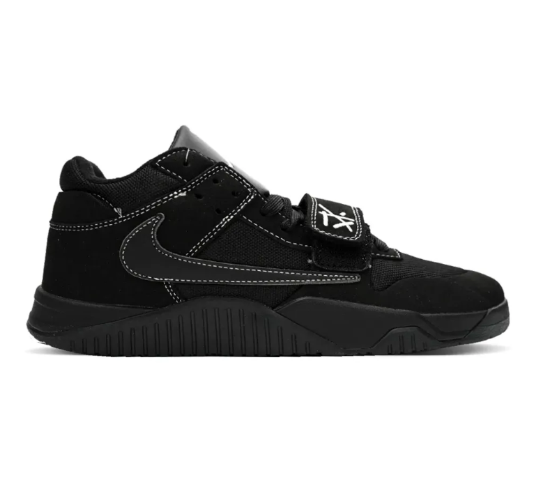 Travis Scott x Jumpman Jack All Black Shoes Sneakers