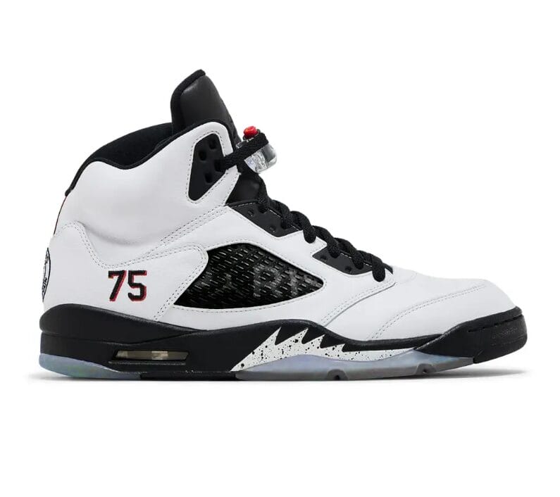 Air Jordan 5 Paris Saint Germain F&F White Shoes Sneakers