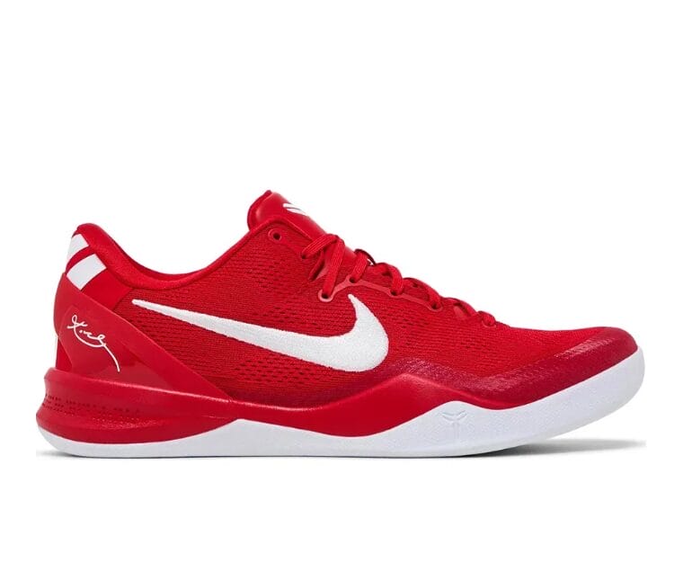 Kobe 8 University Red Shoes Sneakers