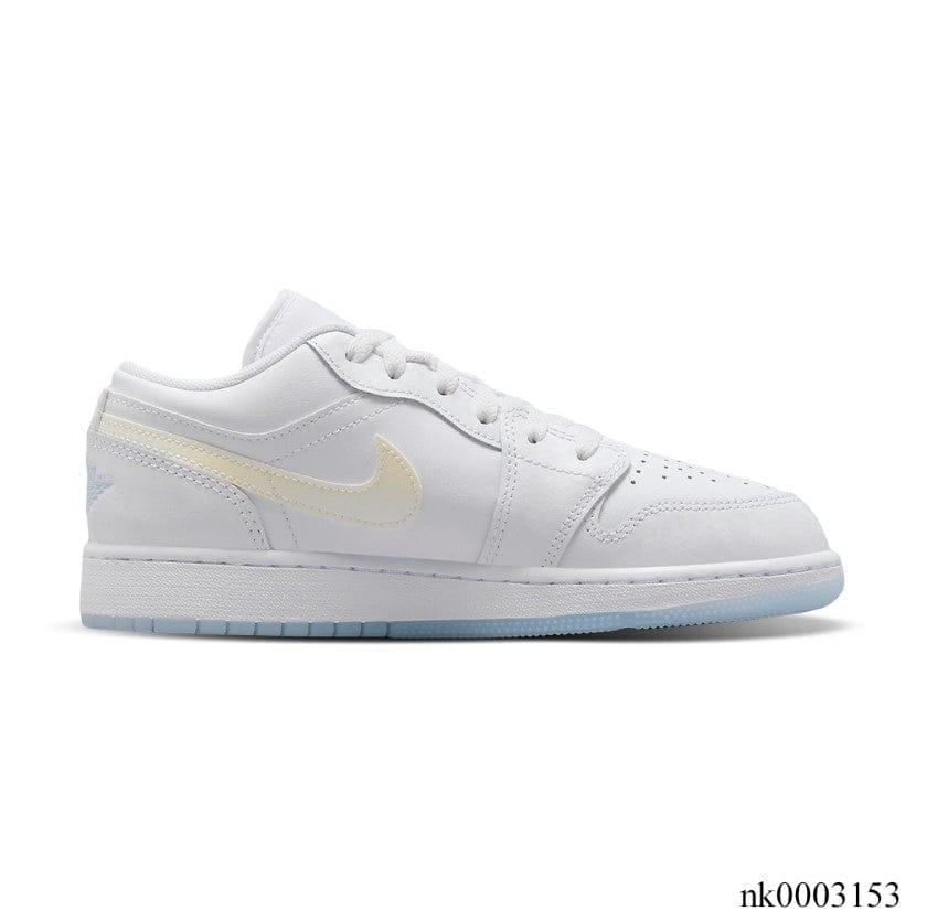 Air Jordan 1 Low Glitter Swoosh Shoes Sneakers
