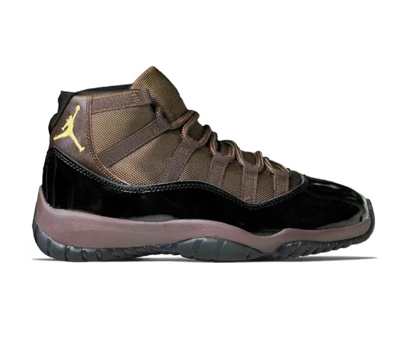 Air Jordan 11 Black Brown Shoes Sneakers