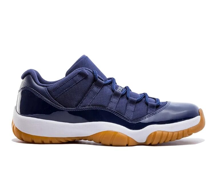 Air Jordan 11 Retro Low Navy Gum Shoes Sneakers