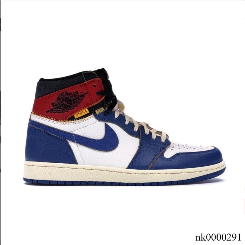 Air Jordan 1 Retro High Union Los Angeles Blue Toe Shoes Sneakers