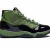 Air Jordan 11 Retro Olive and Black Shoes Sneakers