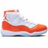 Air Jordan 11 White Orange Shoes Sneakers