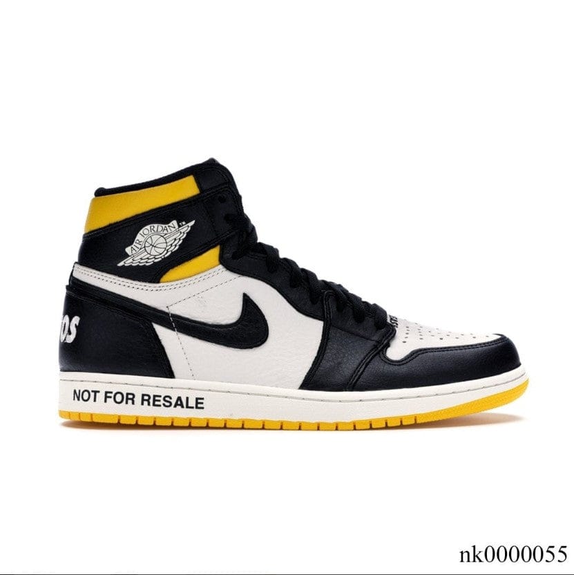 Air Jordan 1 Retro High “Not for Resale” Varsity Maize Shoes Sneakers