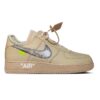 OW x AF 1 Low Sesame Shoes Sneakers