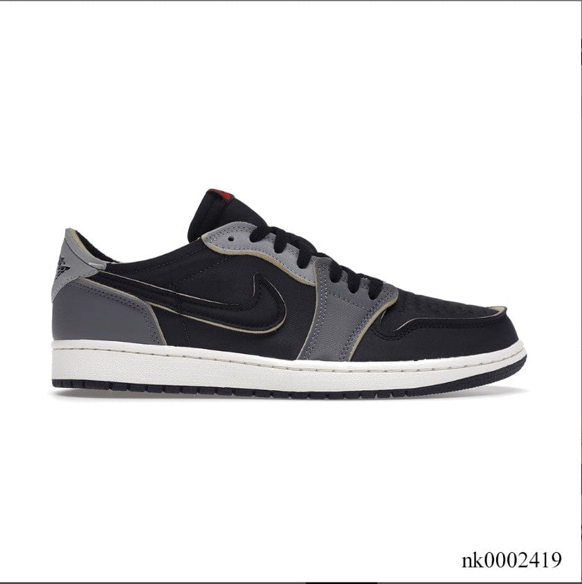 Air Jordan 1 Low OG EX Black Smoke Grey Shoes Sneakers