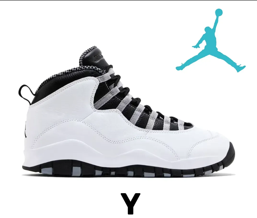 Air Jordan 10 Retro Steel Shoes Sneakers