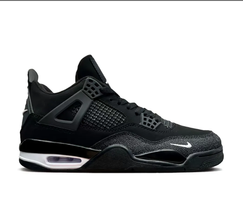Nigel Sylvester x Air Jordan 4 Black By Black Shoes Sneakers