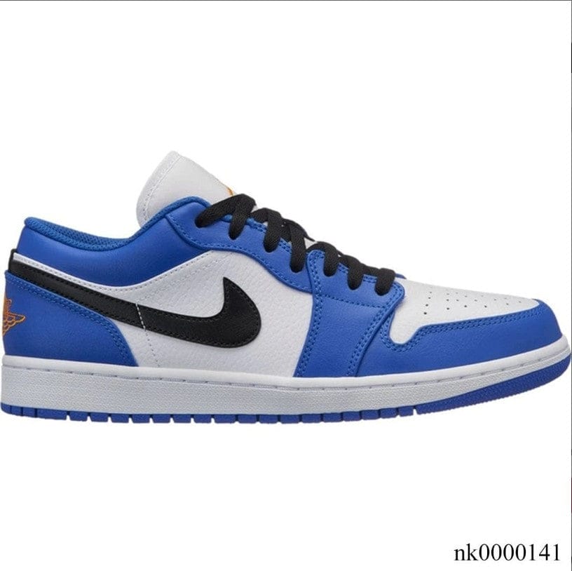 Air Jordan 1 Low Hyper Royal Orange Peel Shoes Sneakers