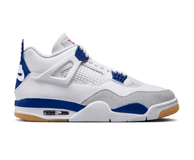 SB x AJ 4 Sapphire Blue Shoes Sneakers