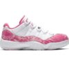 AJ 11 Low Pink Snakeskin Shoes Sneakers