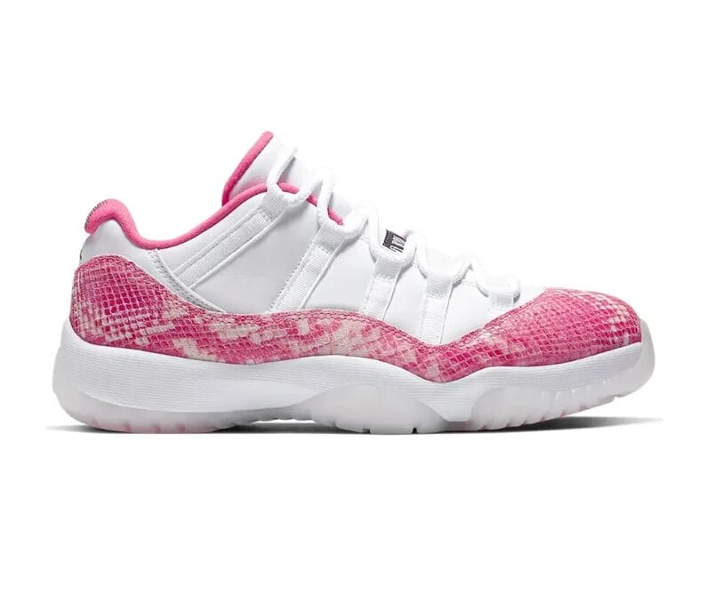 AJ 11 Low Pink Snakeskin Shoes Sneakers