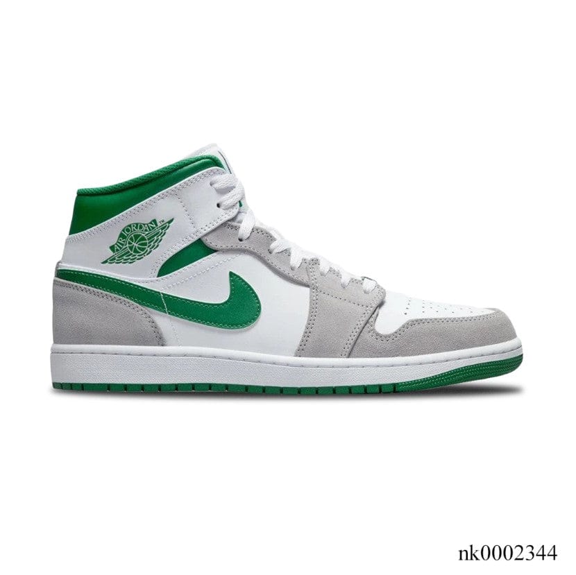 Air Jordan 1 Mid SE Grey Green Shoes Sneakers