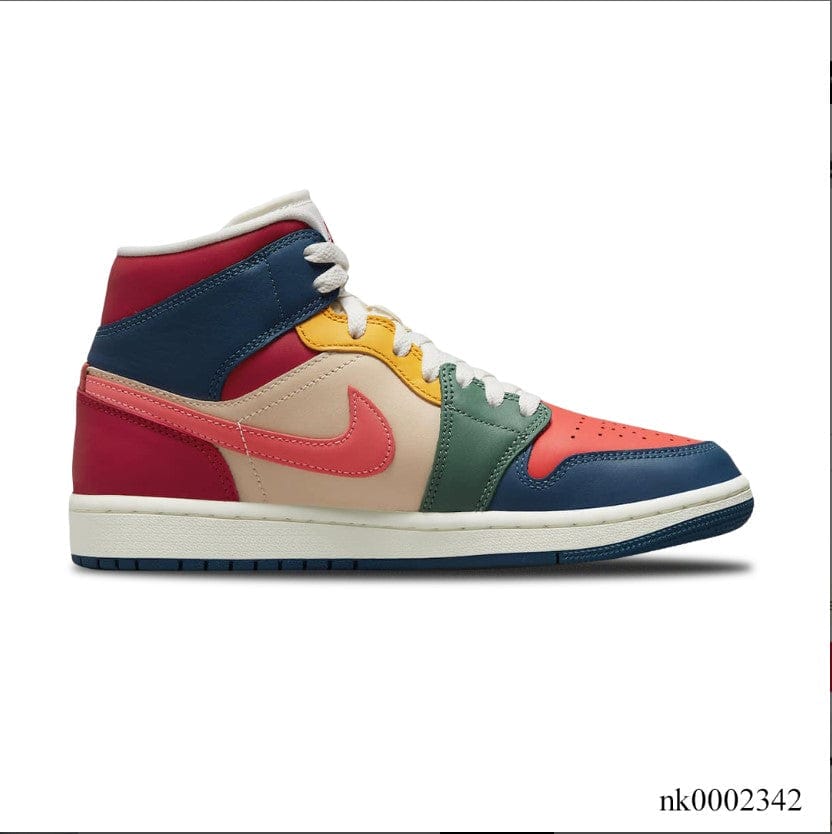 Air Jordan 1 Mid SE Multi Color Shoes Sneakers