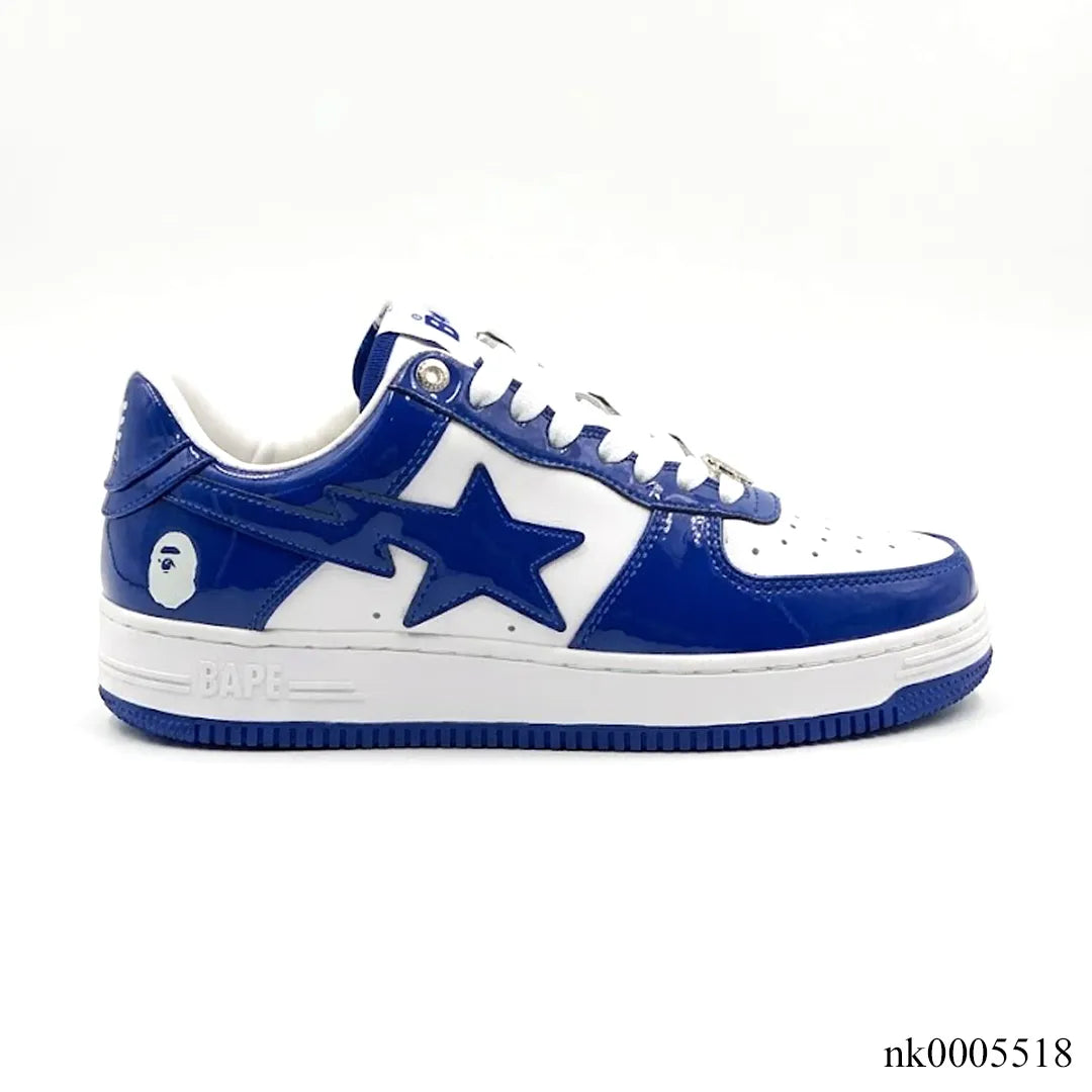 A Bathing Ape Bape Sta #5 Blue Shoes Sneakers