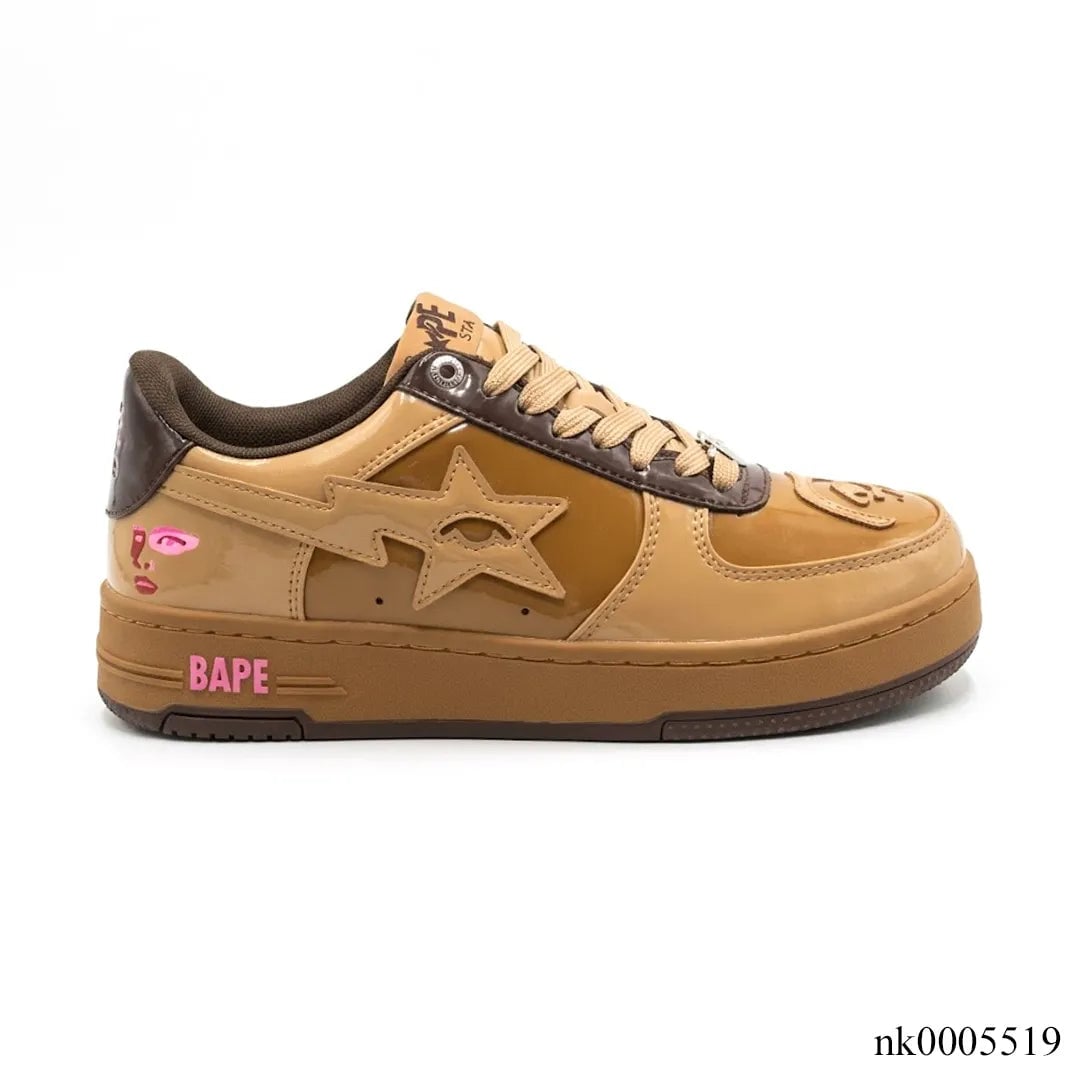 A Bathing Ape Bape Sta KidSuper Brown Shoes Sneakers