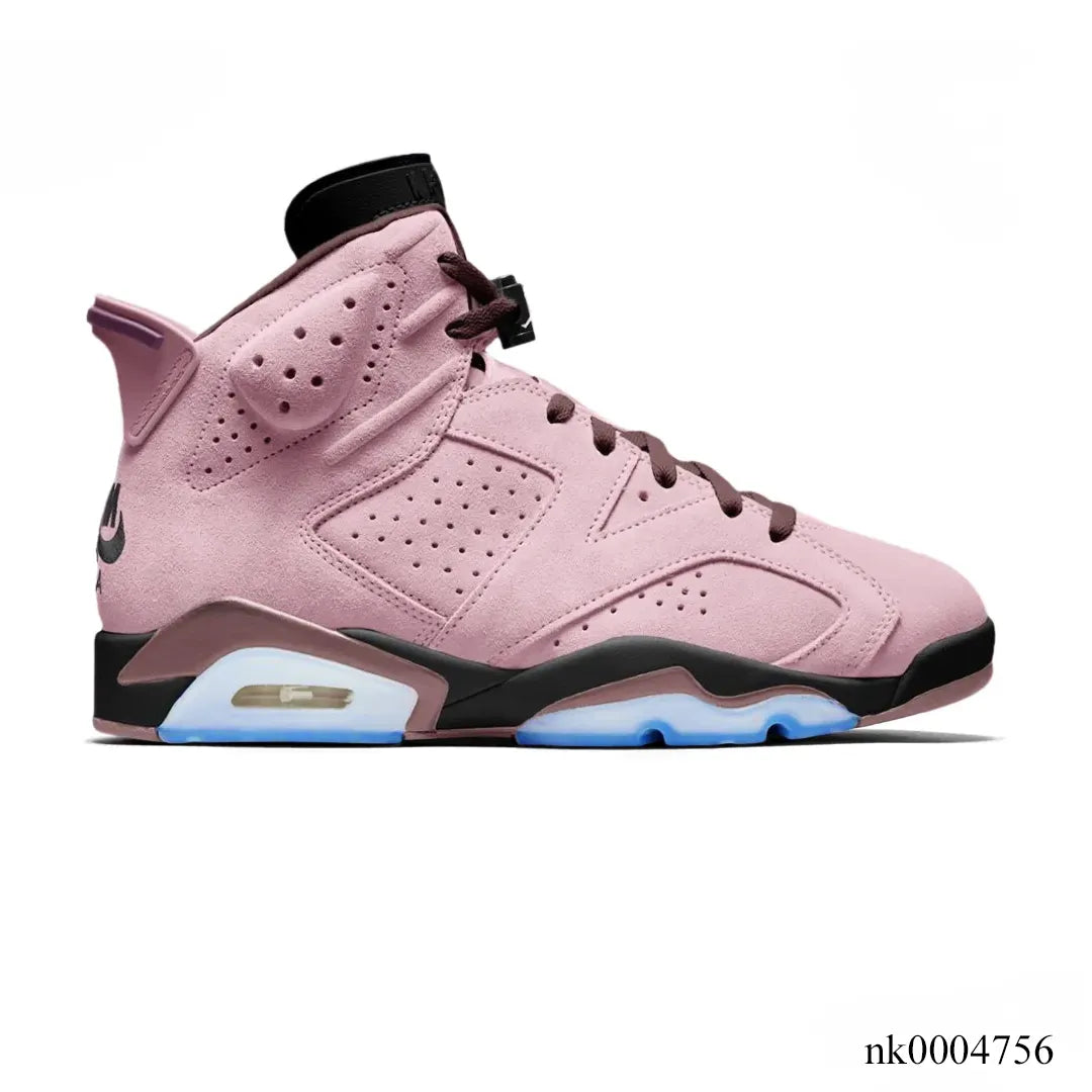 A Ma Maniere x Air Jordan 6 SP Black Smokey Mauve Shoes Sneakers