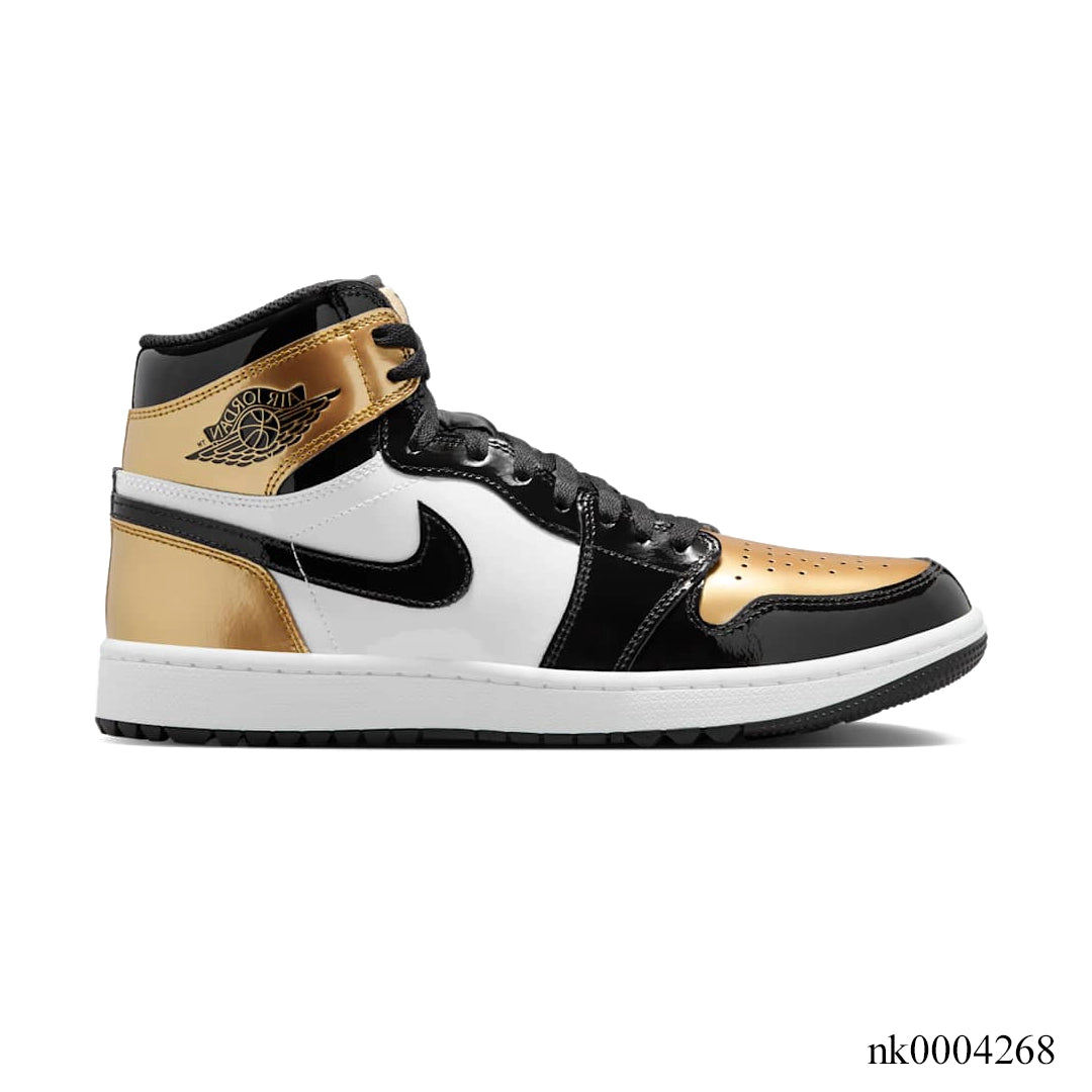 Air Jordan 1 High Gold Toe Shoes Sneakers