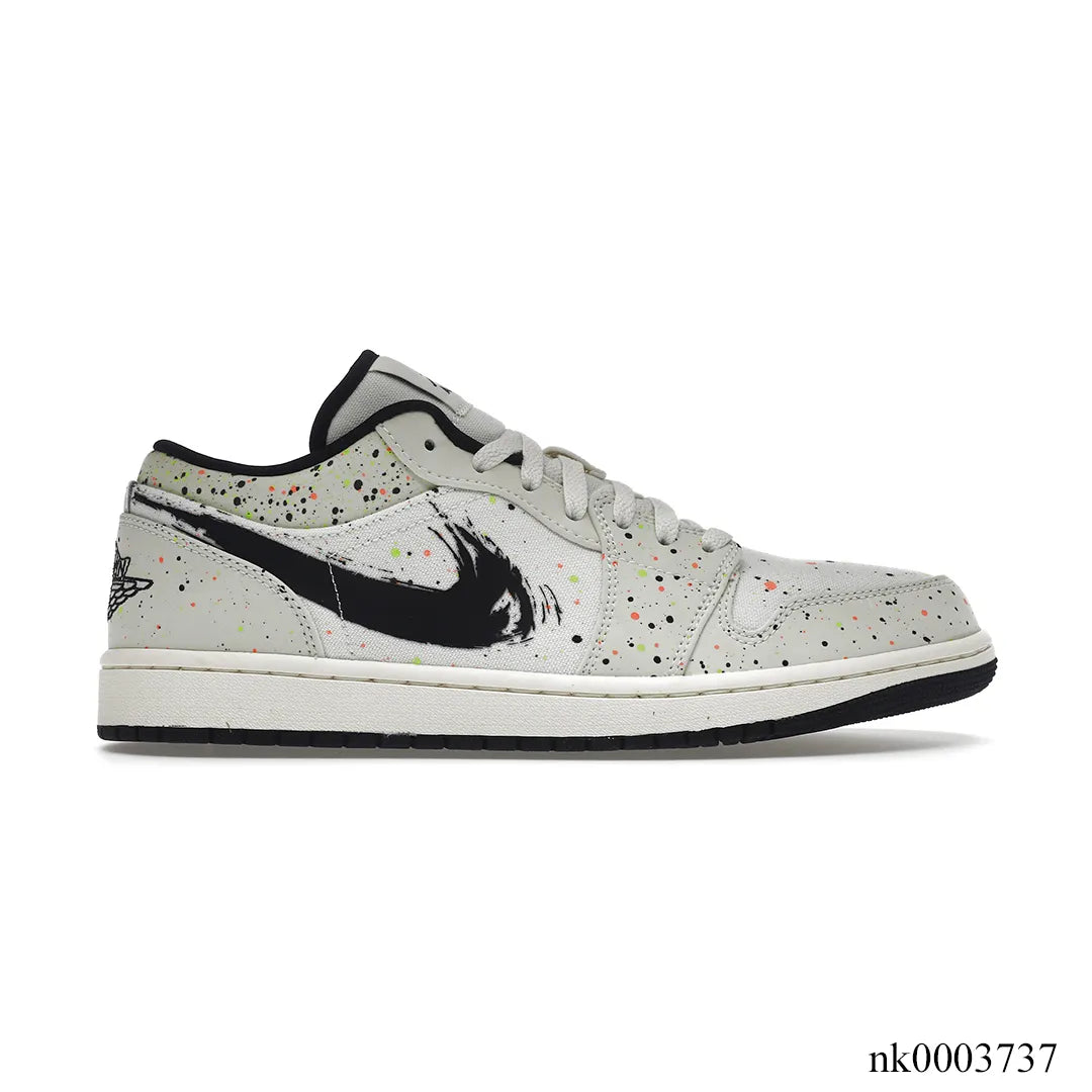 Air Jordan 1 Low Brushstroke Shoes Sneakers