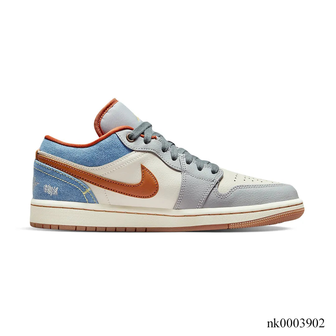 Air Jordan 1 Low Phantom Denim Shoes Sneakers