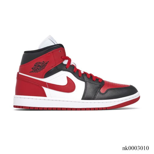 Air Jordan 1 Mid Alternate Bred Toe Shoes Sneakers