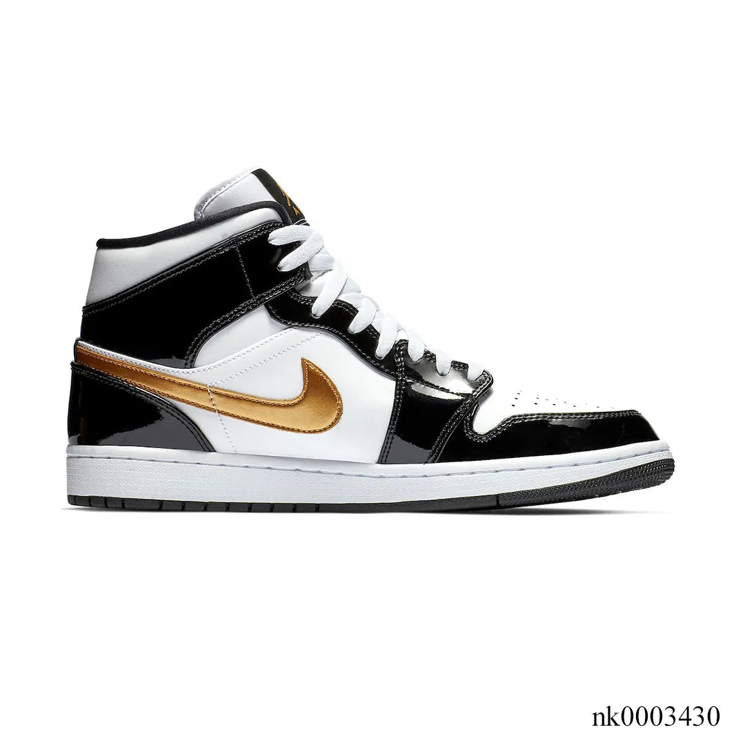 Air Jordan 1 Mid SE Black/Gold Shoes Sneakers