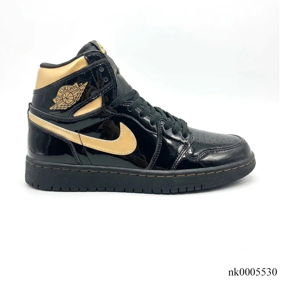 Air Jordan 1 Retro High OG "Black Metallic Gold" Shoes Sneakers