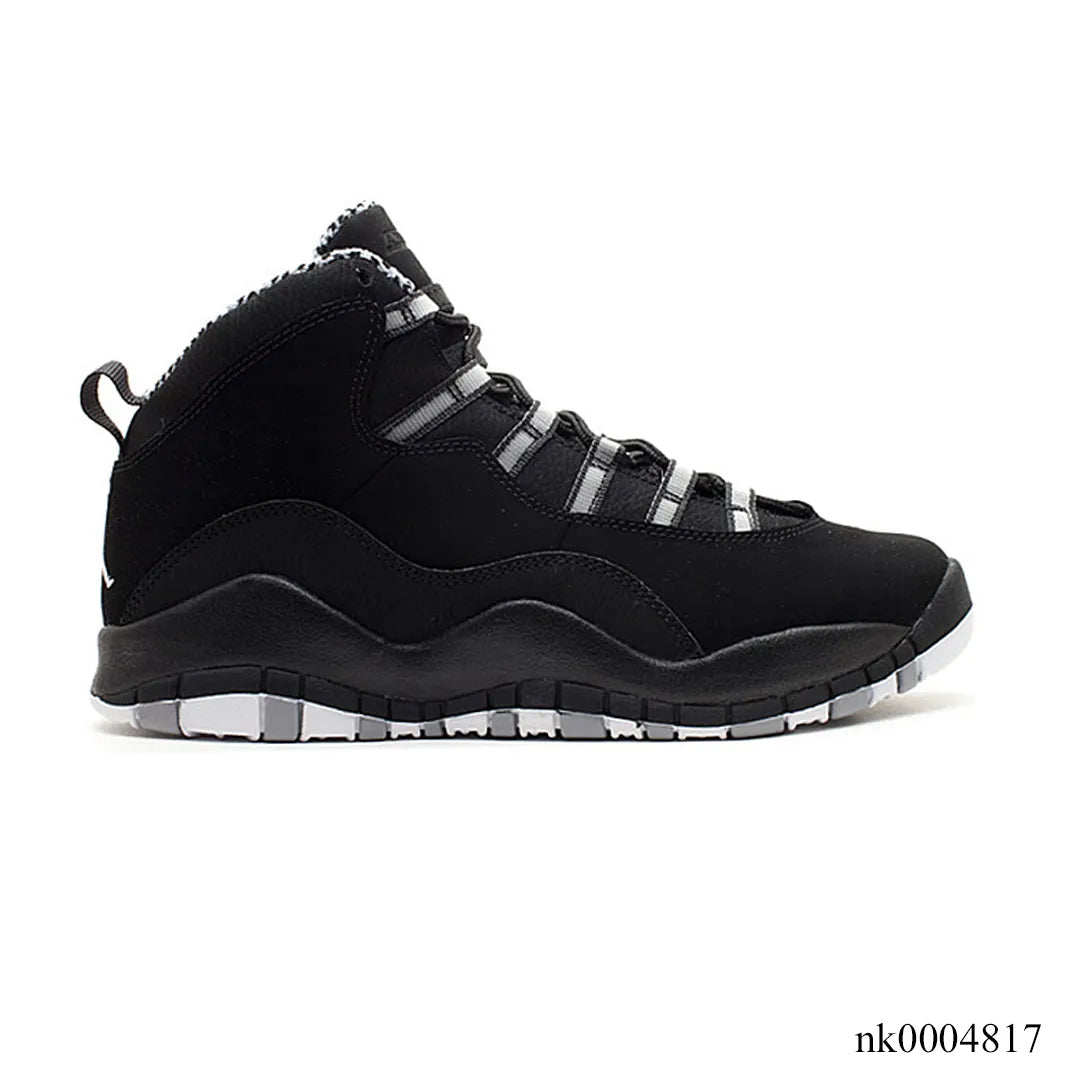 Air Jordan 10 Black And White Stealth Shoes Sneakers