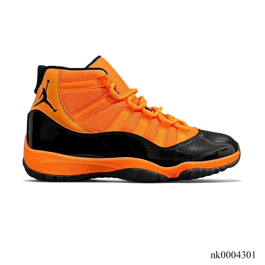 Air Jordan 11 Black Orange Shoes Sneakers