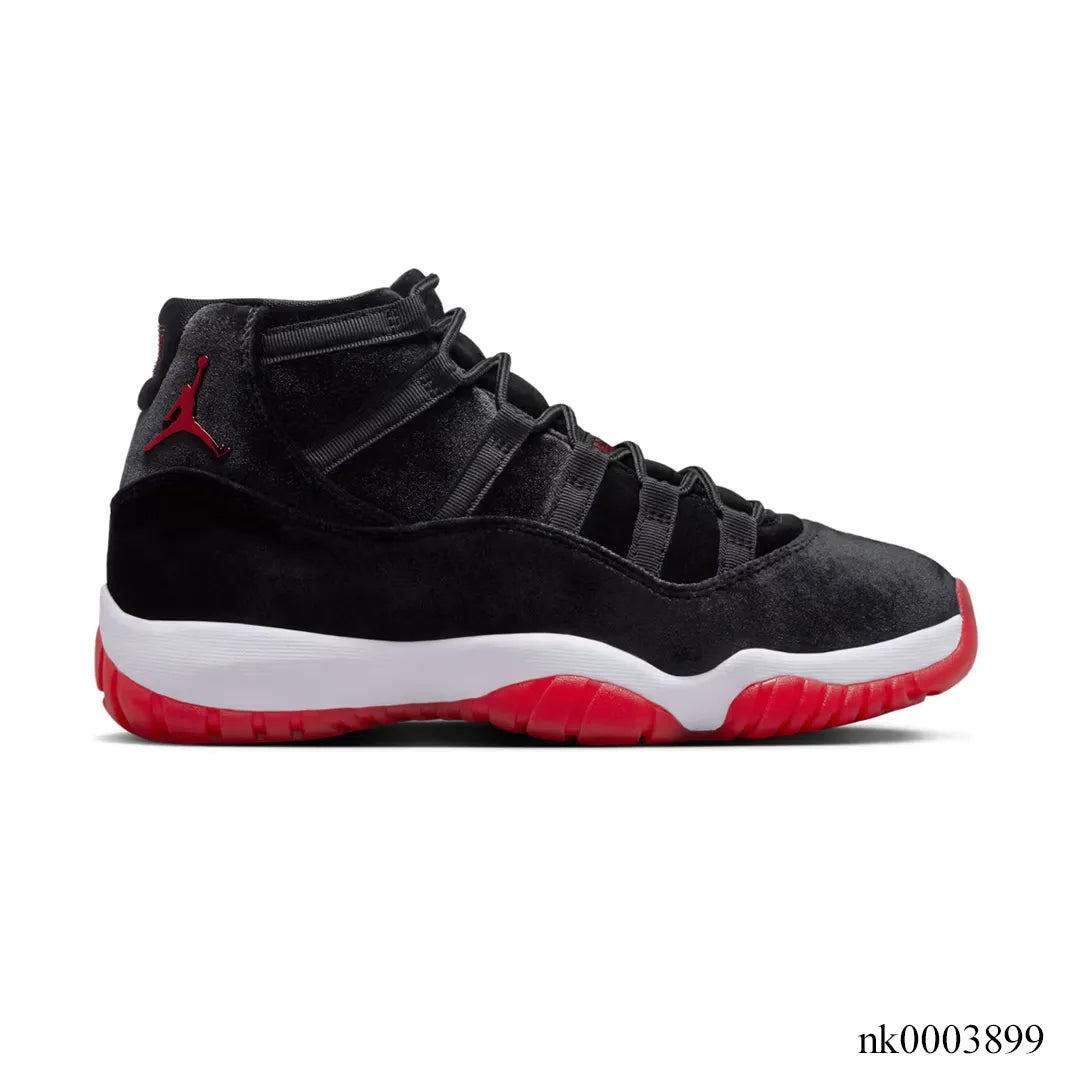 Air Jordan 11 Bred Velvet Shoes Sneakers