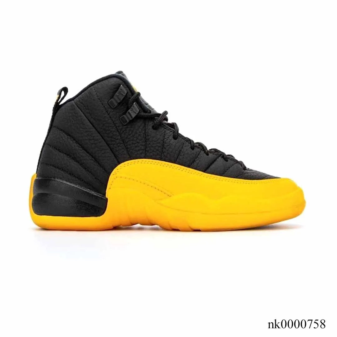 Air Jordan 12 Retro Black University Gold Shoes Sneakers