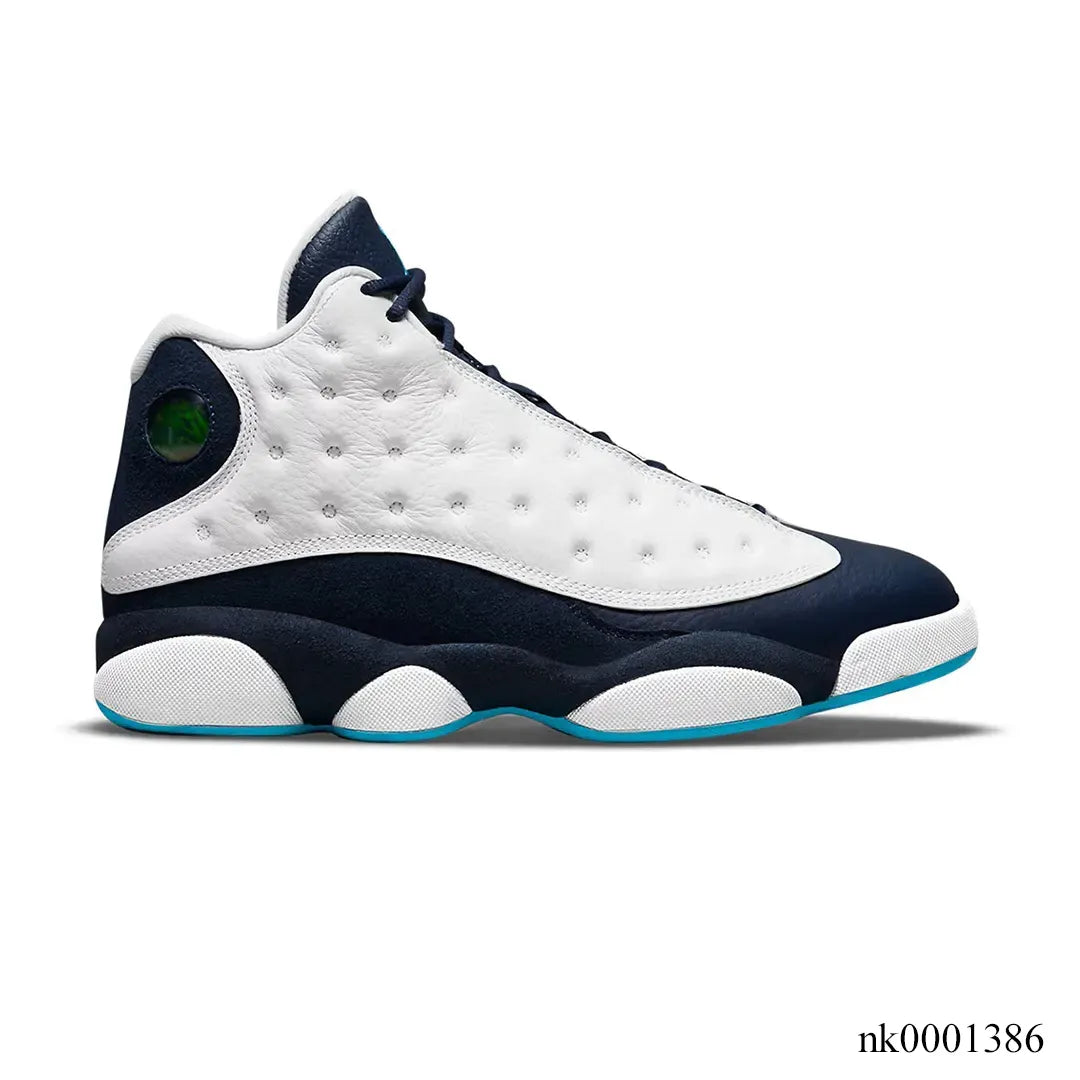 Air Jordan 13 Retro White Obsidian Powder Blue Shoes Sneakers