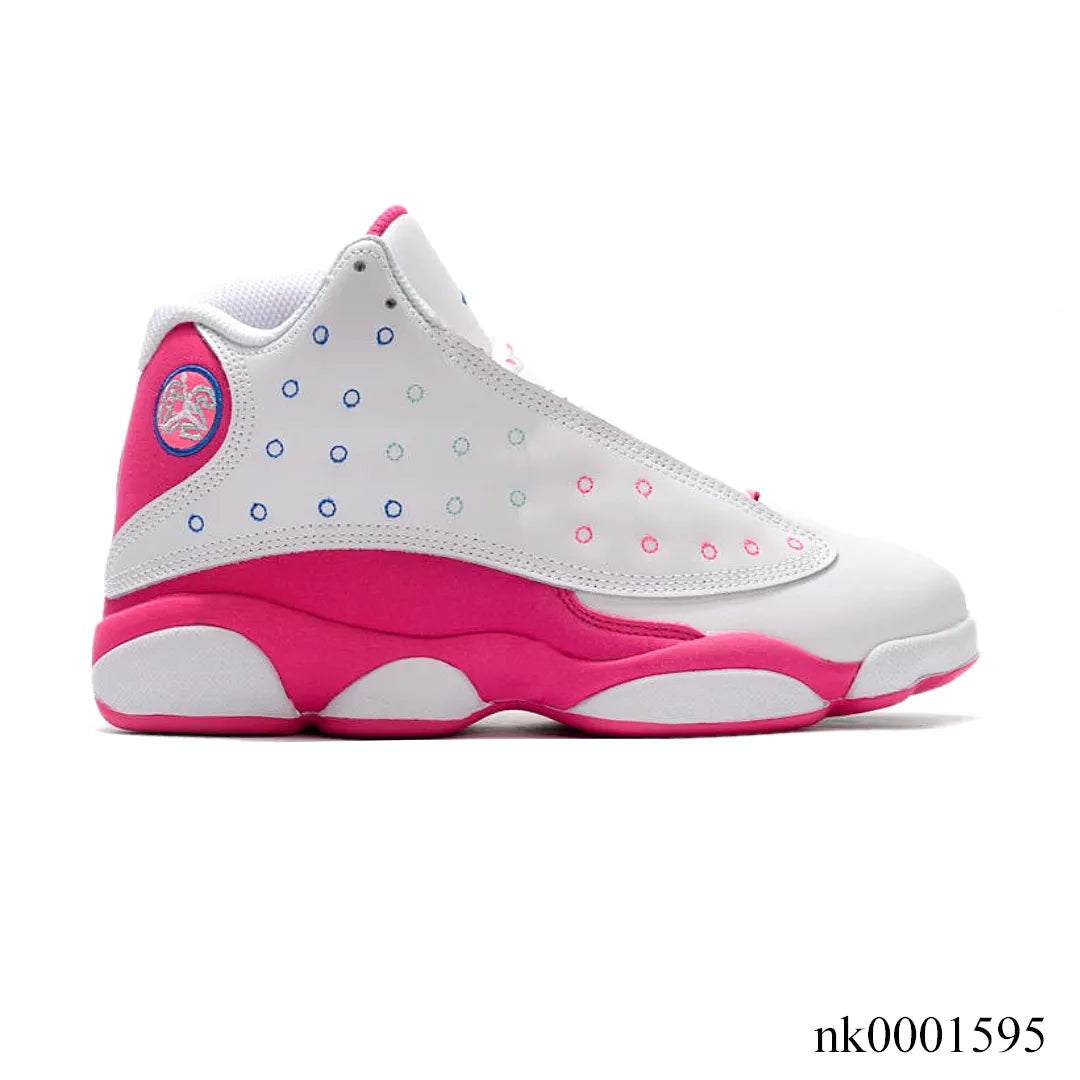 Air Jordan 13 White Pink Blue Shoes Sneakers
