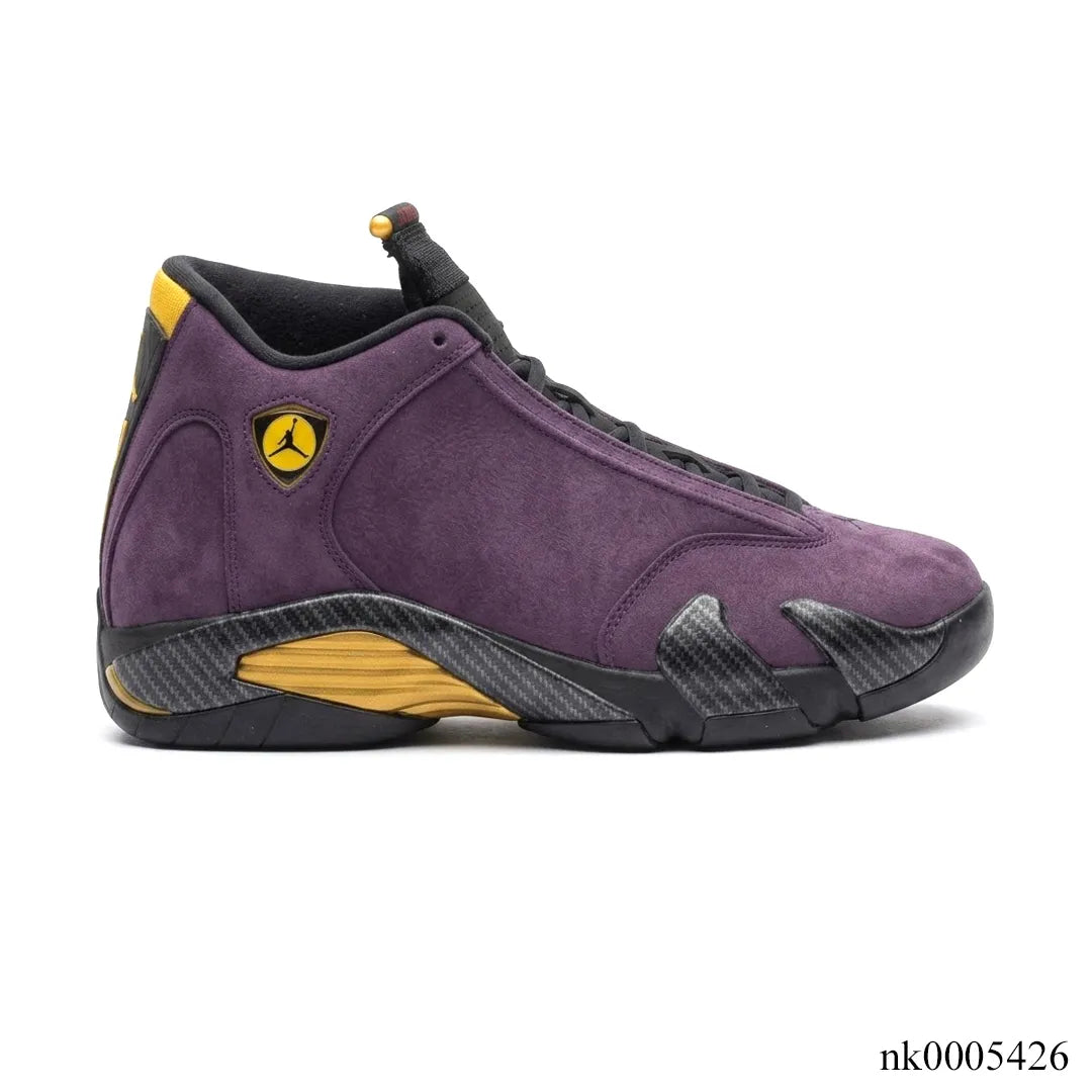 Air Jordan 14 “Purple Ferrari” / “Night Purple” Player Exclusive (PE) Shoes Sneakers