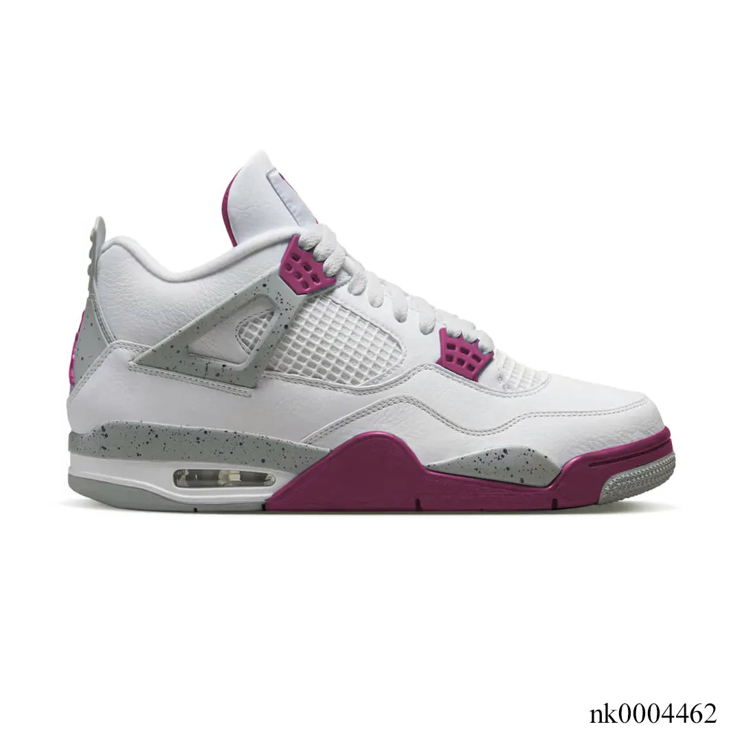 Air Jordan 4 White Purple Cement Shoes Sneakers