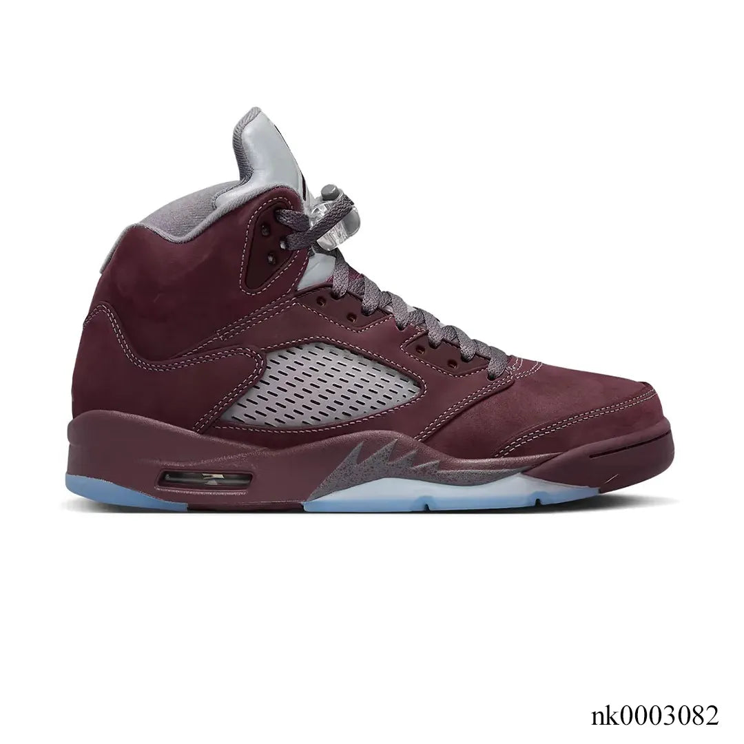Air Jordan 5 Burgundy Shoes Sneakers