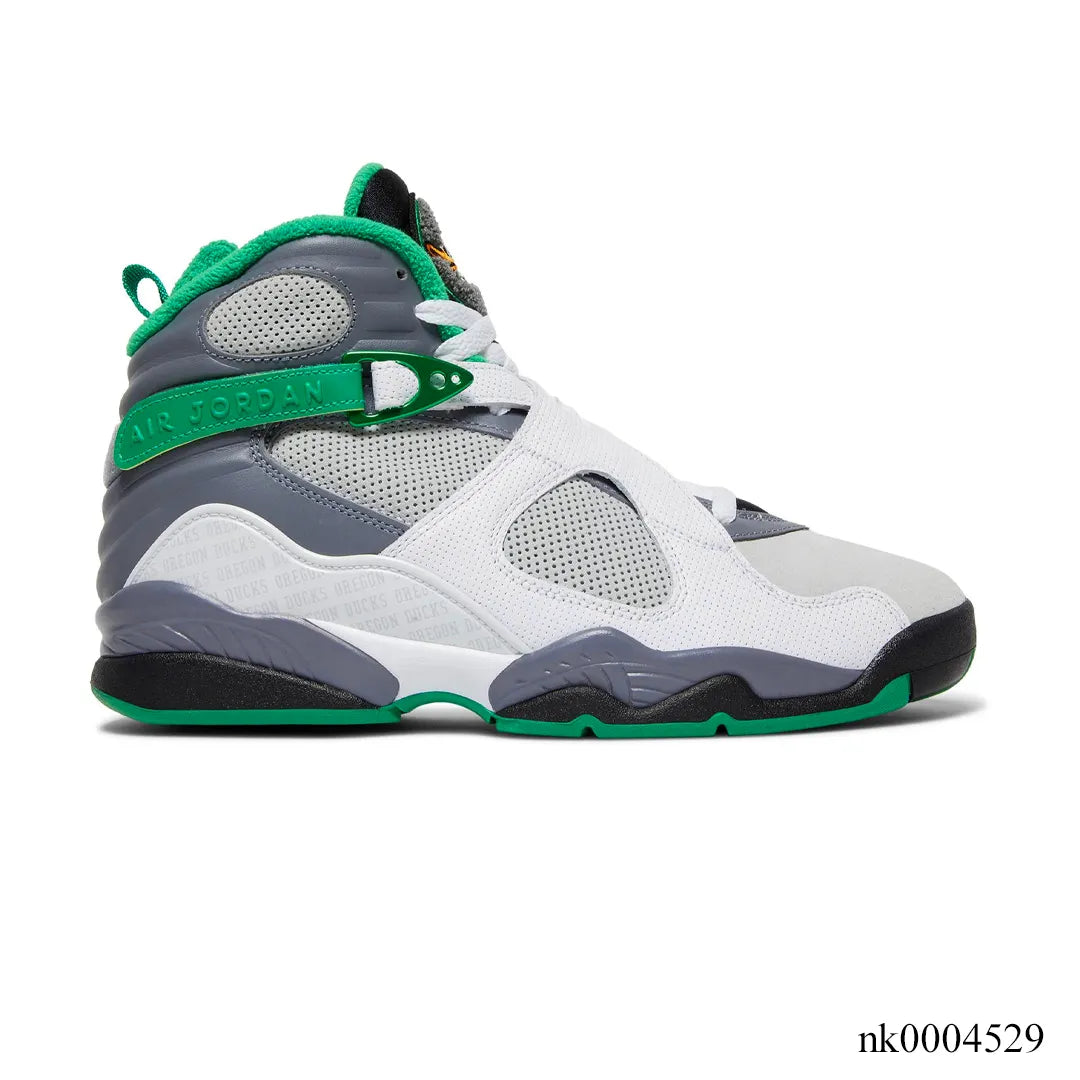 Air Jordan 8 Oregon PE Pure Platinum Shoes Sneakers